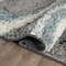 World Rug Gallery Contemporary Cozy Plush Shag Runner Rug 2'x7' Blue 479BLUE2X7 - alternate 4